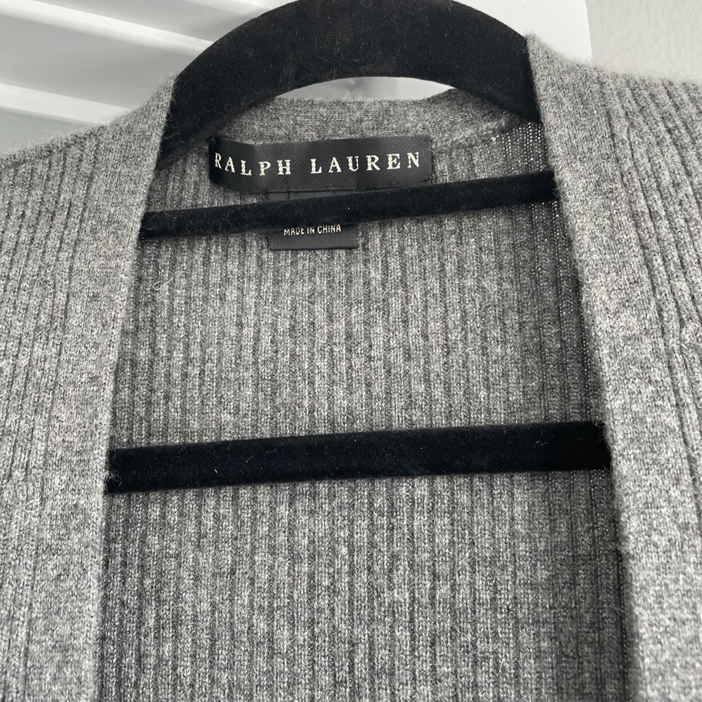 Ralph Lauren Gray Cashmere long sweater